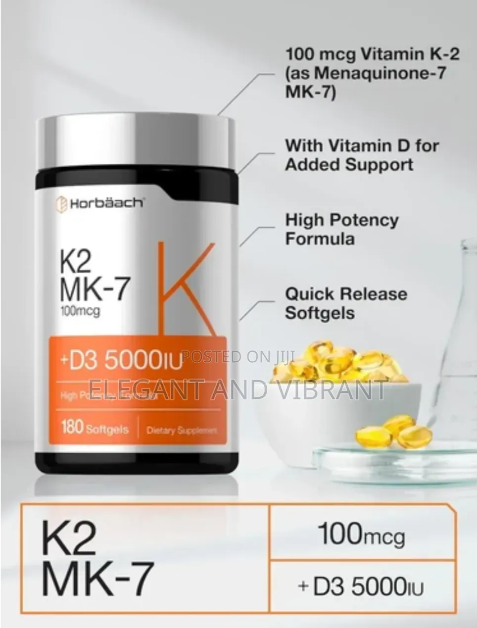 Vitamin K-2 Complex | 180 Softgels