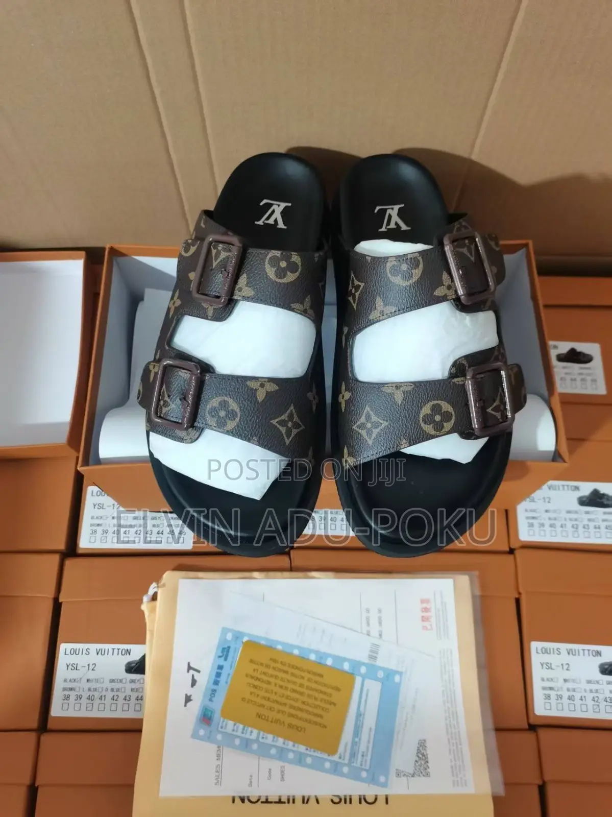 Louis Vuitton Concrete Slippers in Different Colurs , Swipe >