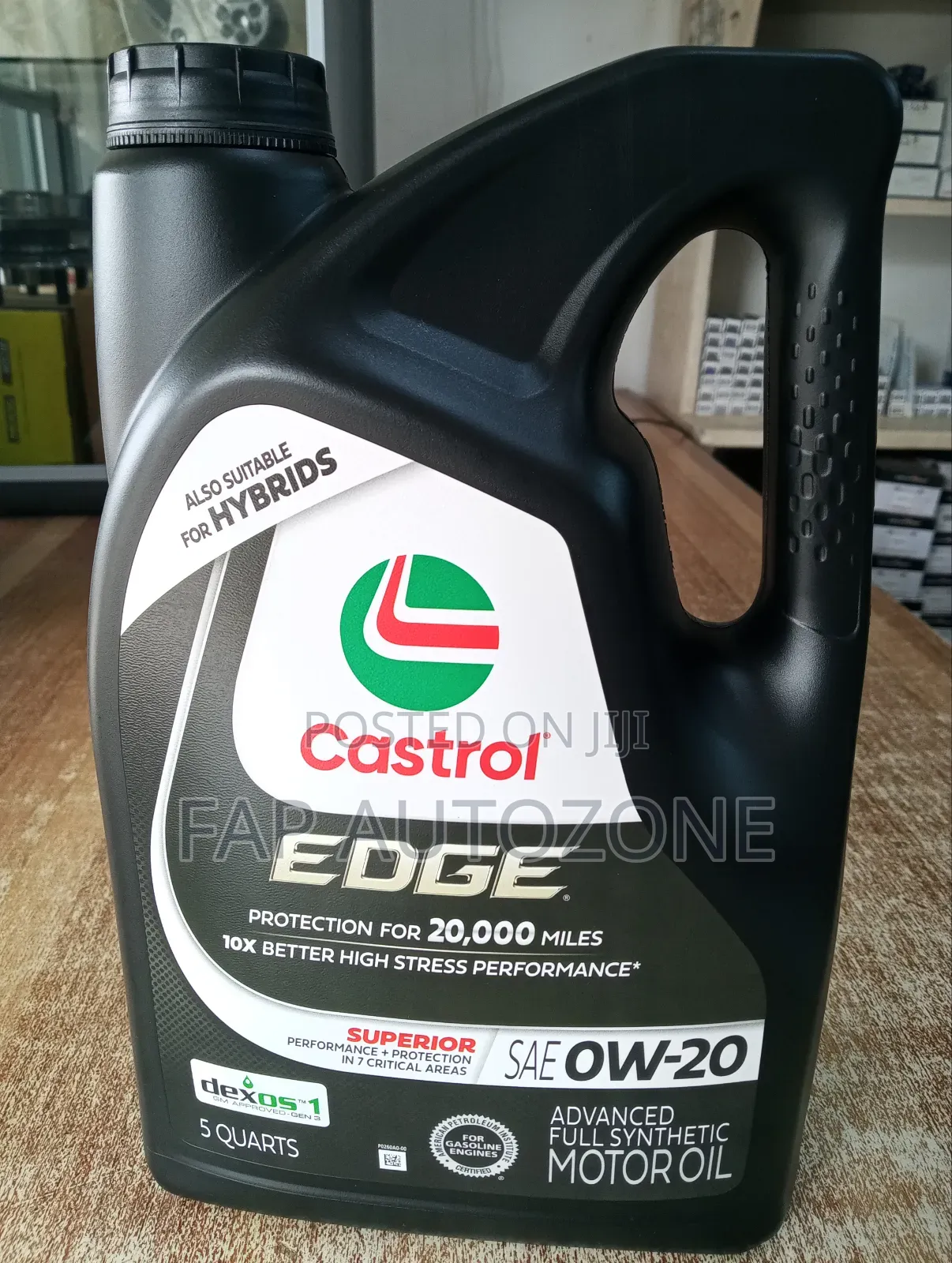 Genuine Advanced Full Synthetic Castrol Edge Engine Oil From the USA