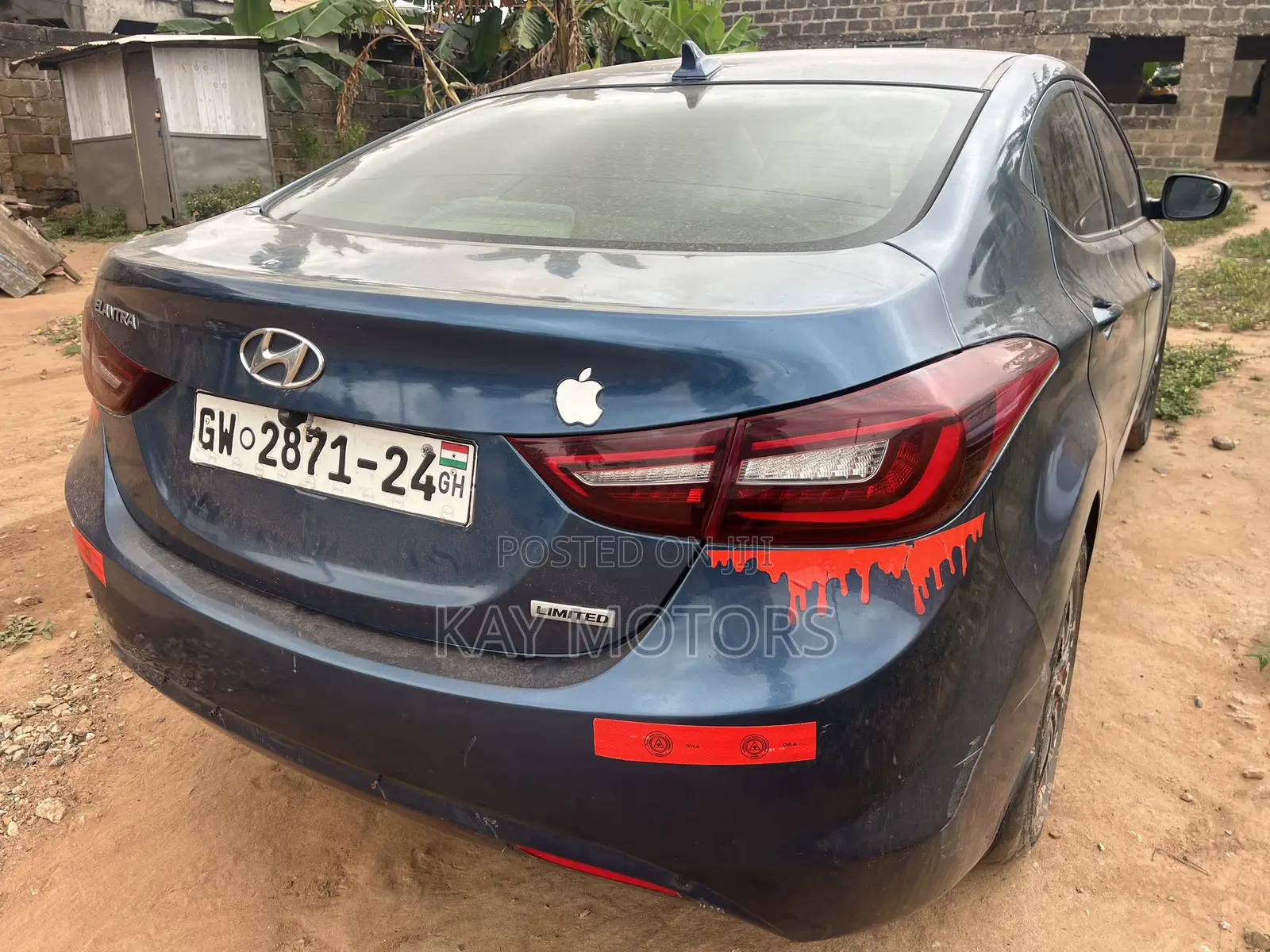 Hyundai Elantra Limited Sedan FWD (1.8L 4cyl 6A) 2013 Blue