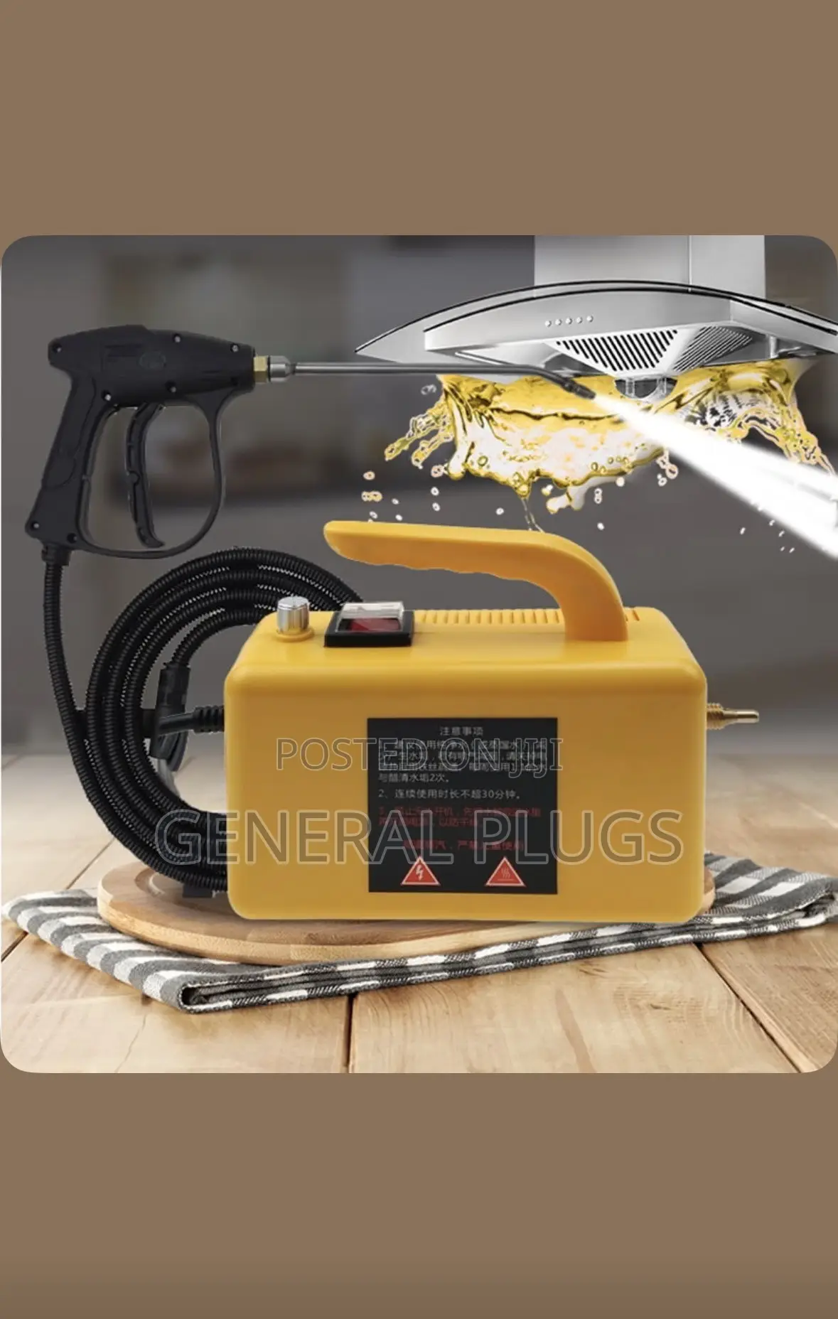 Powerful Car Steam Cleaner Also Suitable for Kitchen ,AC , Windows Etc