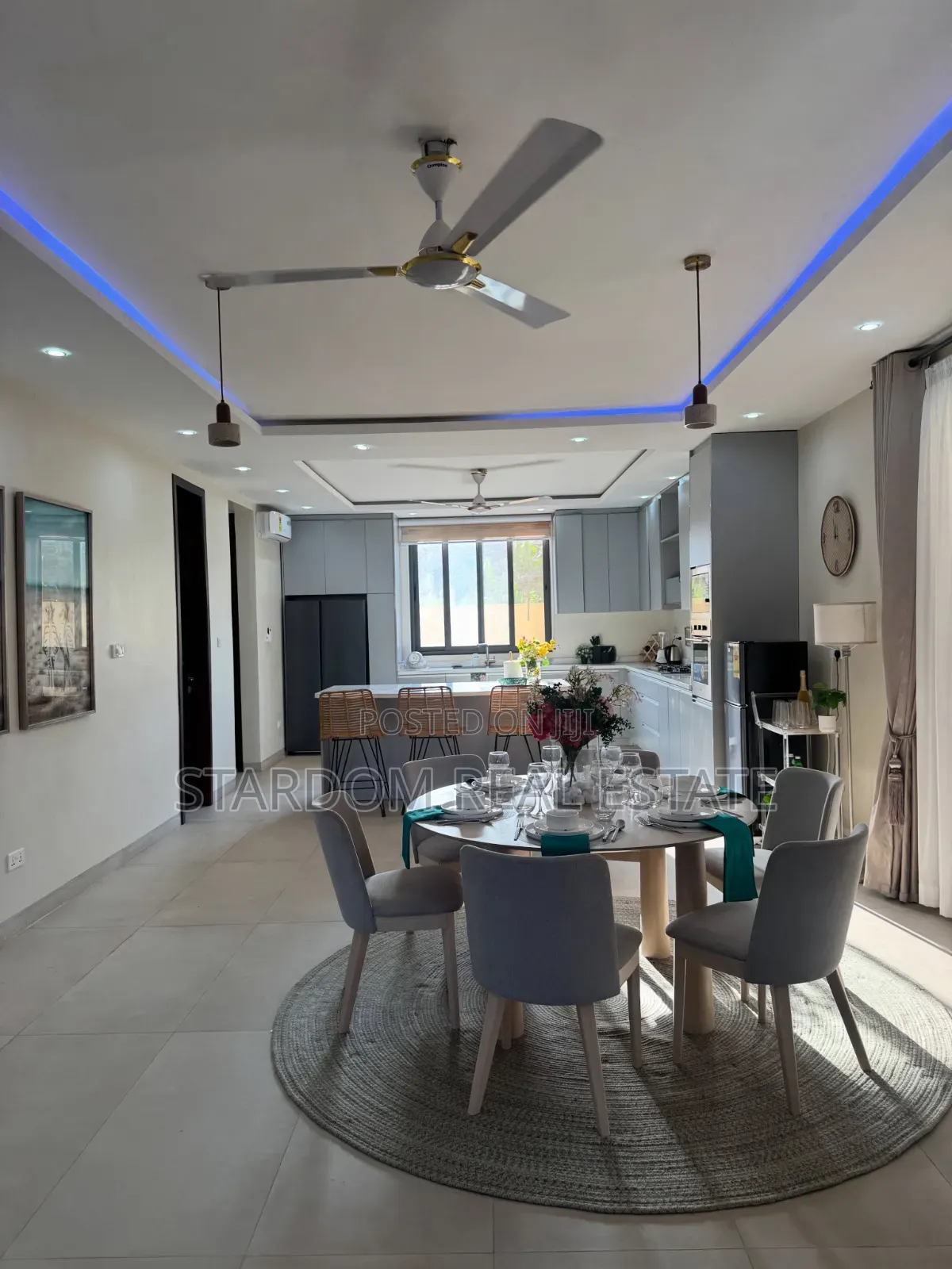Furnished 4bdrm Duplex in Adenta, Barrier for rent