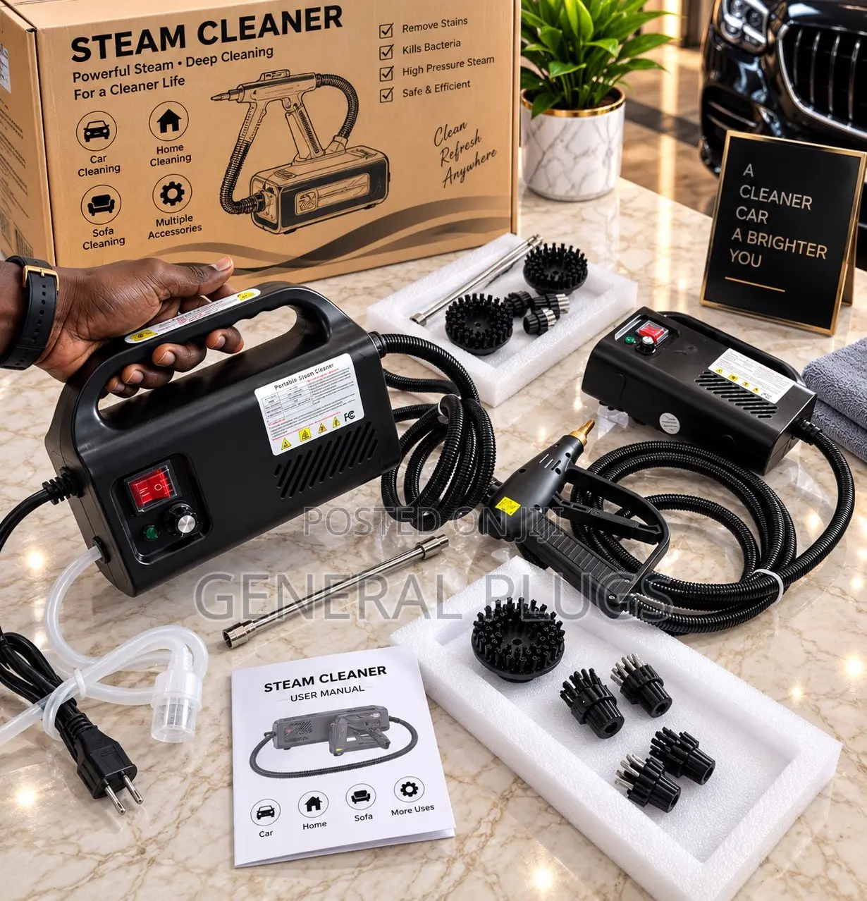Deep Cleaning High Temperature Steam Cleaner for Cars ,AC ,Kitchen Etc