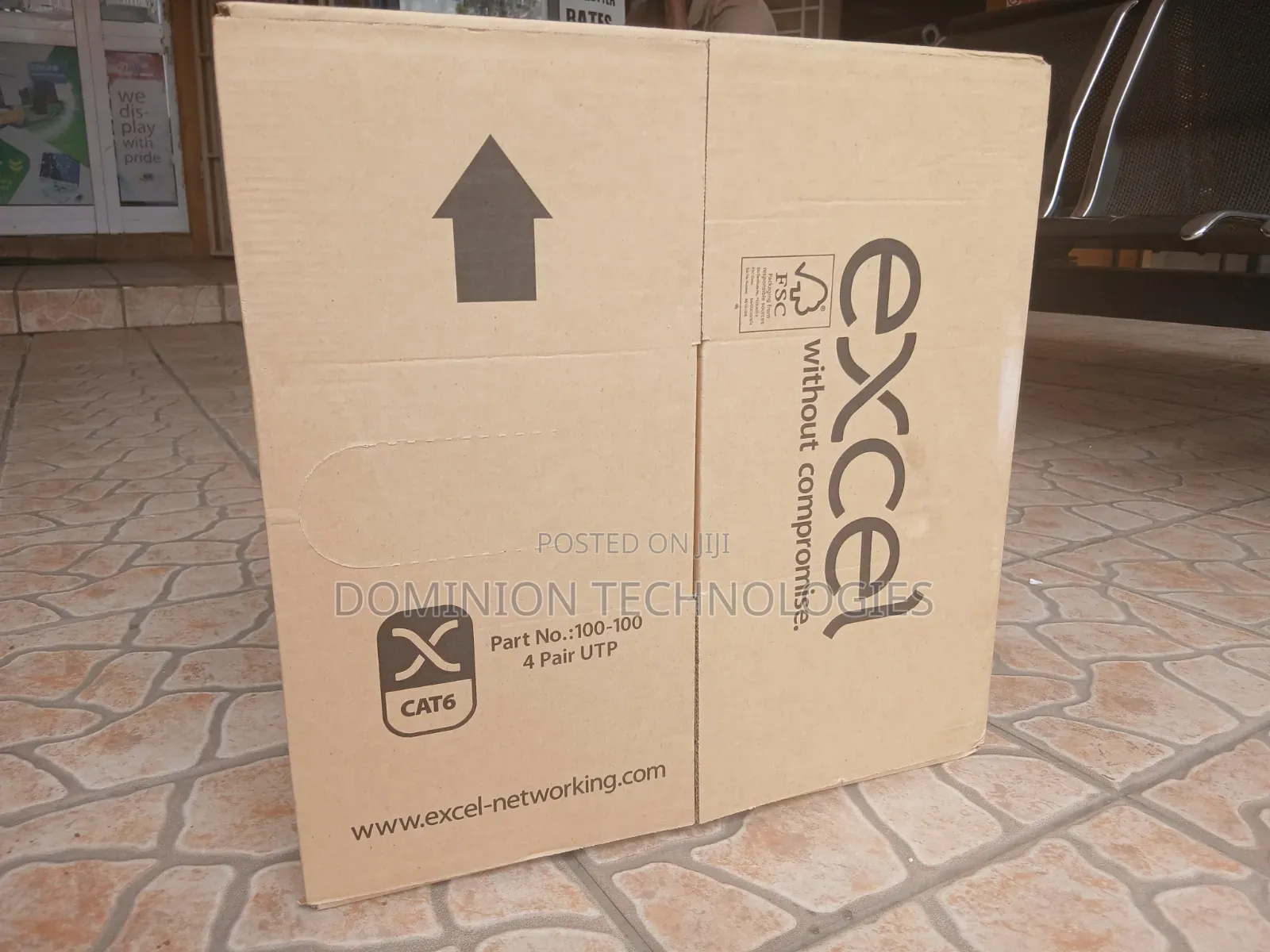 Excel Cat6 Utp Cable Bx305m-Black
