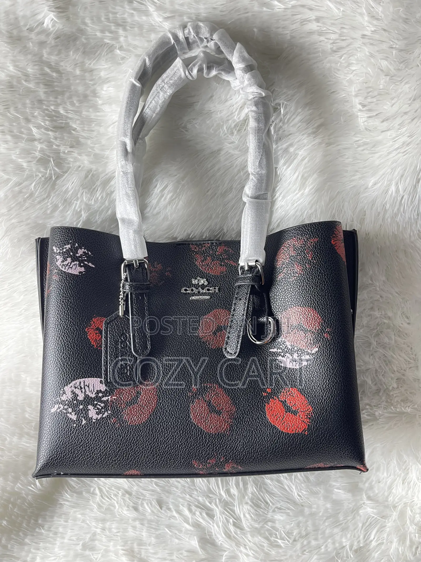 Coach Bag With Teddy Bear Charm