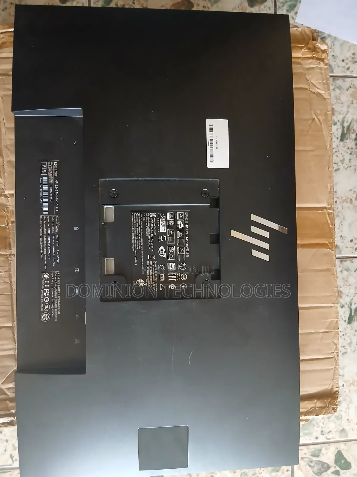 HP Edge Less 24 Inch Monitor Slightly Used
