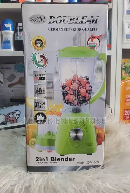 Double MM 2-in-1 Blender 350 Watt 1.5L Jar and Grinder