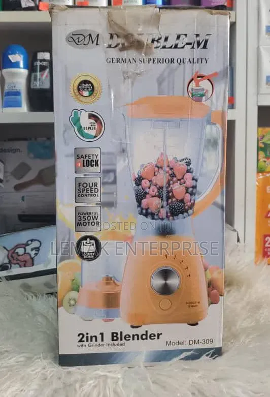 Double MM 2-in-1 Blender 350 Watt 1.5L Jar and Grinder
