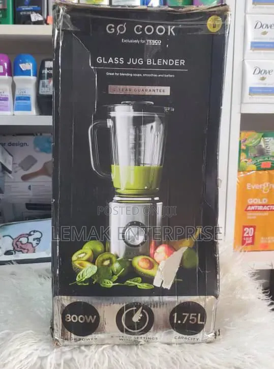 Tesco Go Cook Glass Jug Blender 800W and 1.75L From UK