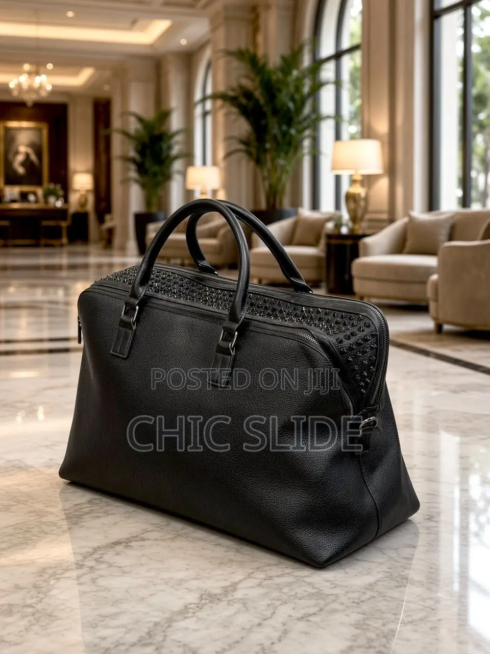Solid Leather Duffle