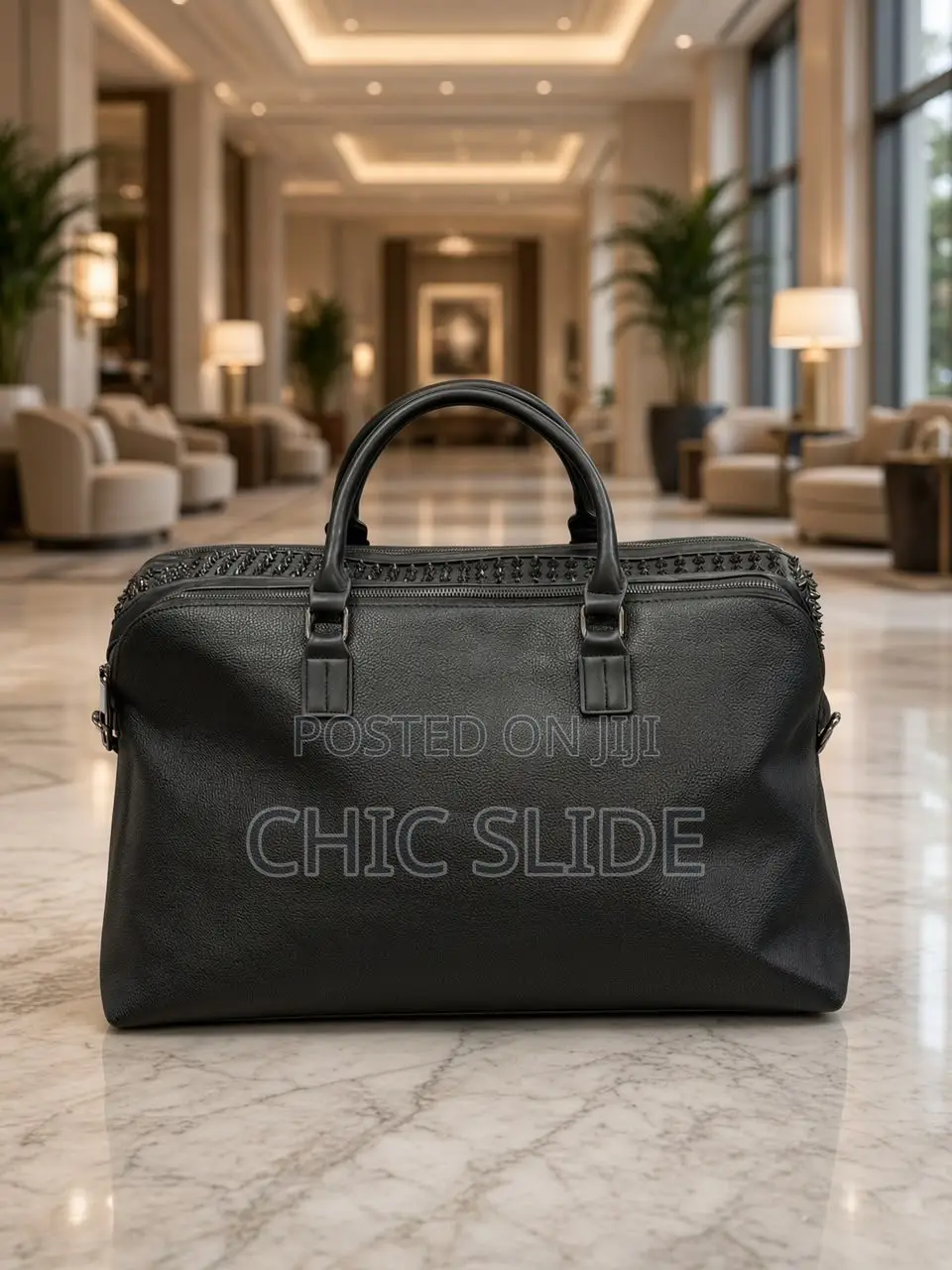Solid Leather Duffle