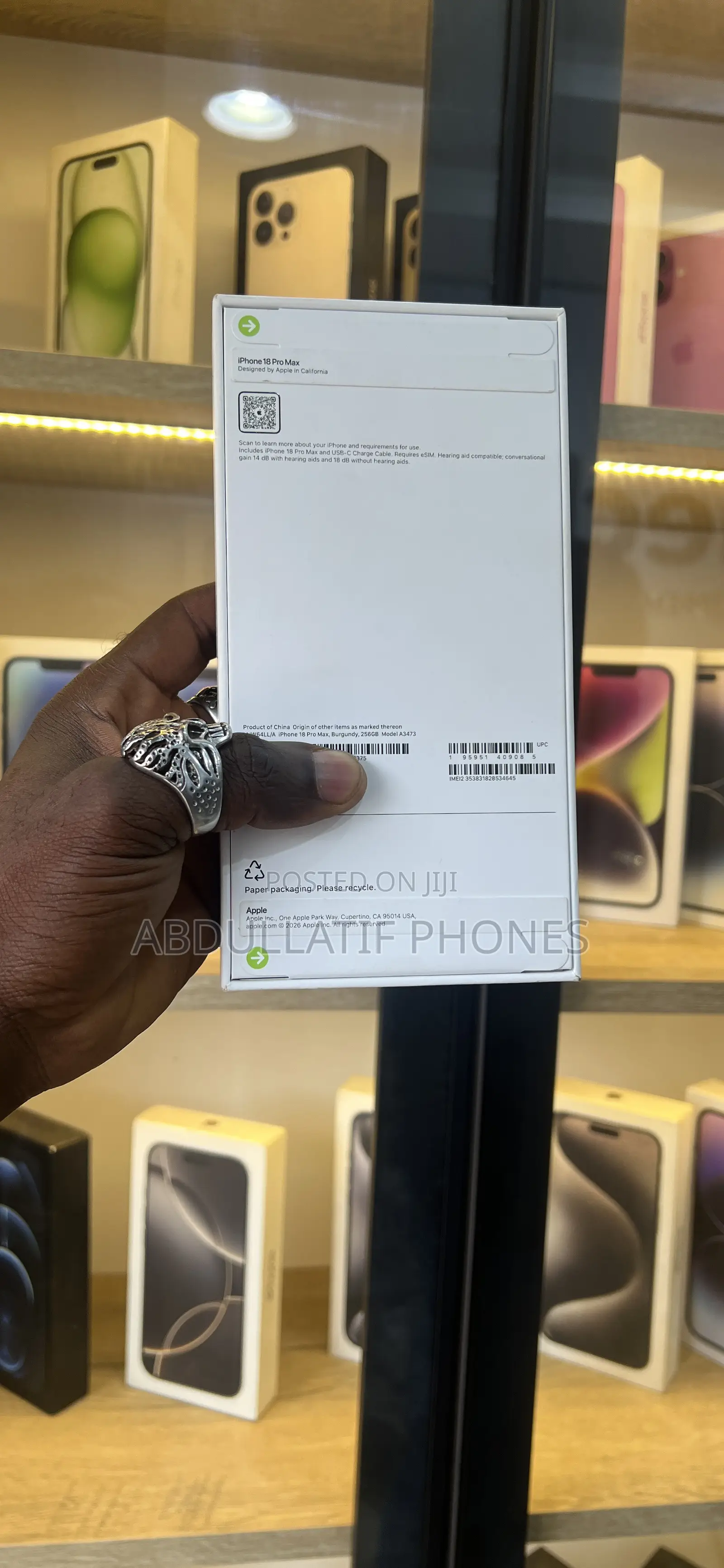 New Apple iPhone 18 Pro Max 256 GB Red