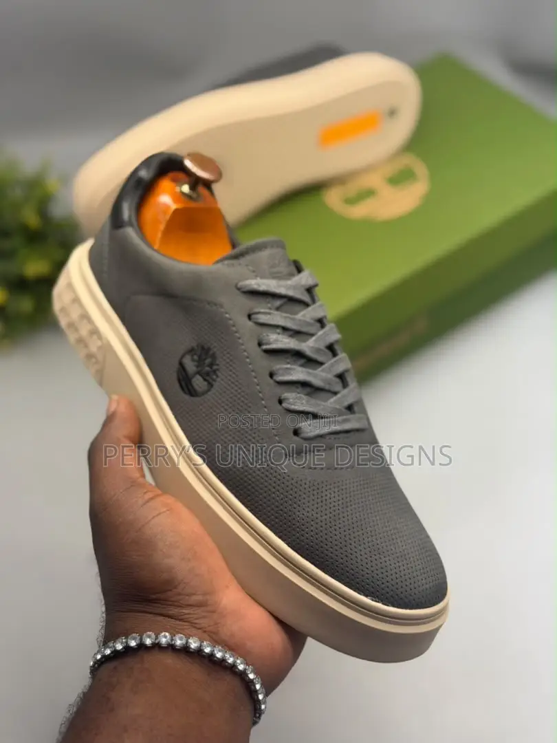 Timberland Maple Grove Urban Luxe Leather Low Sneakers – Slate Grey