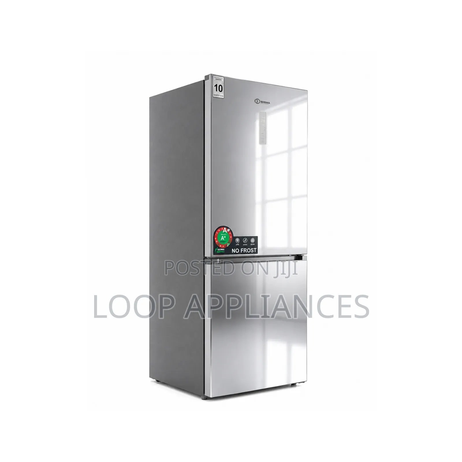 Sigma 417 Litres Bottom Freezer SBMF-T417WGG Refrigerator