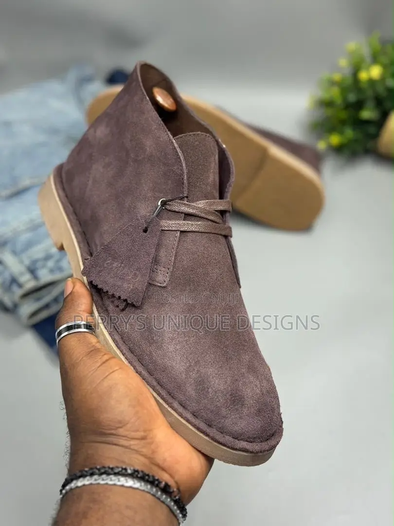 Men's Premium Suede Desert Boot – Classic Coffee Brown