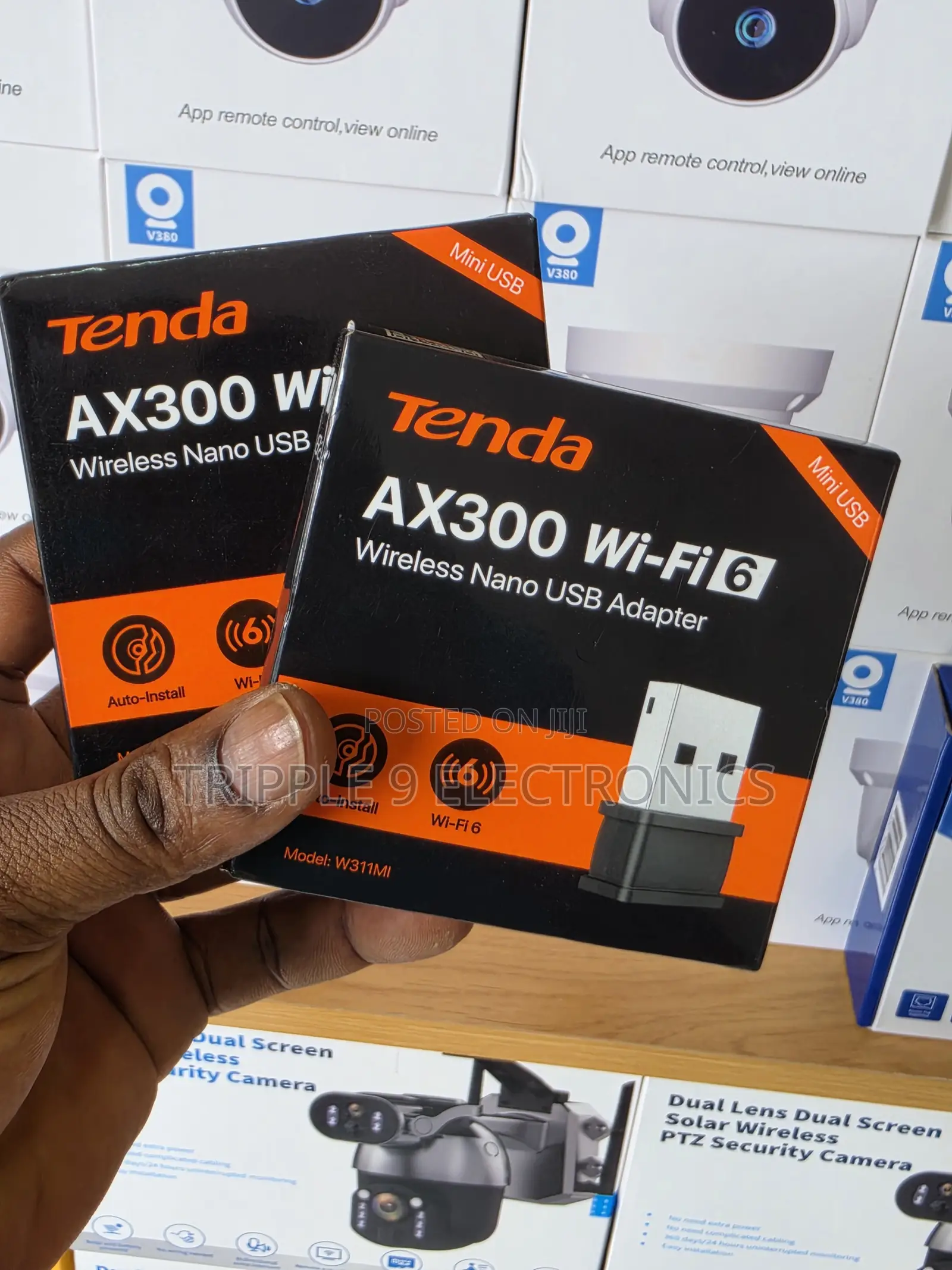 Tenda AX300 Wi-Fi 6 Wireless Nano USB Adapter (Model W311MI).