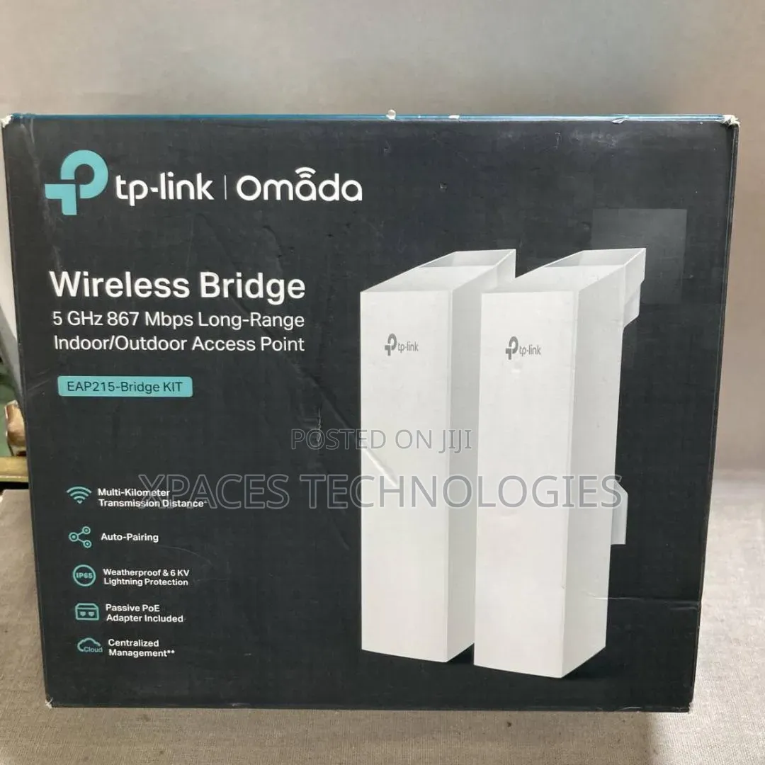 TP-Link Omada EAP215 Point to Point Wireless Bridge Kit Outdoor
