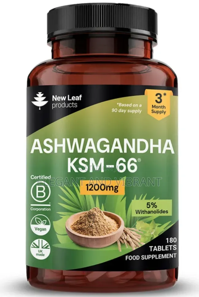 Ashwagandha KSM-66 | 180 Tablets
