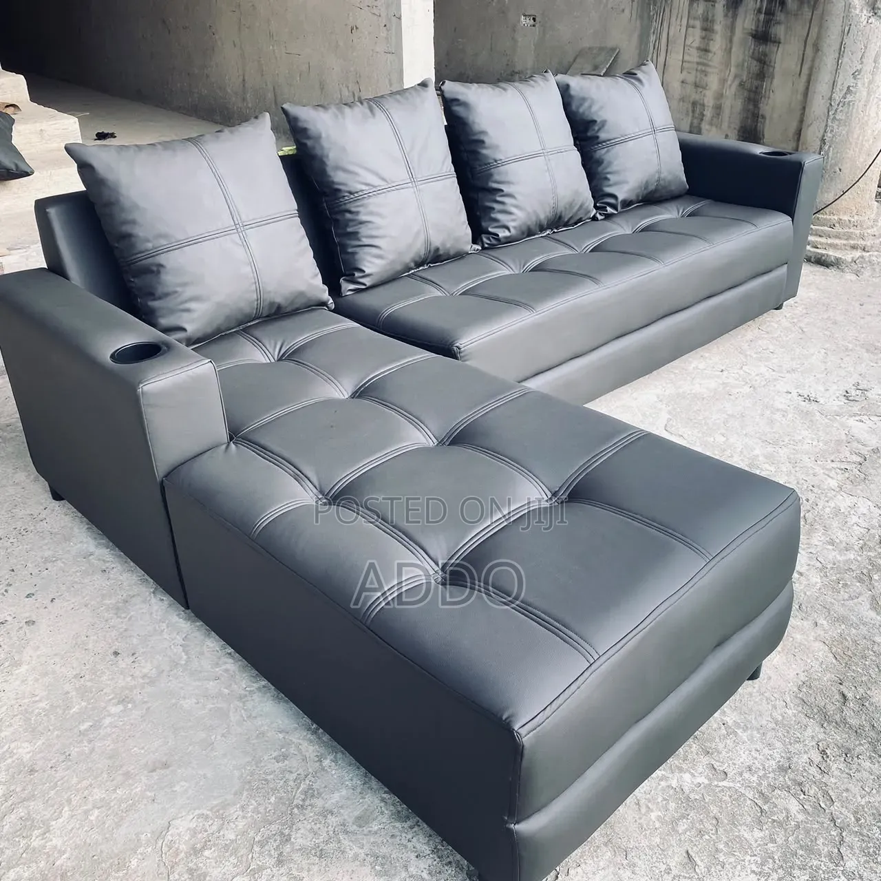 L Shape Leather Sofa for Sale