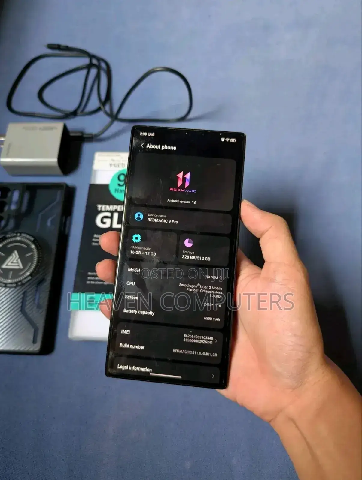 New ZTE nubia RedMagic 9 Pro 512 GB Black