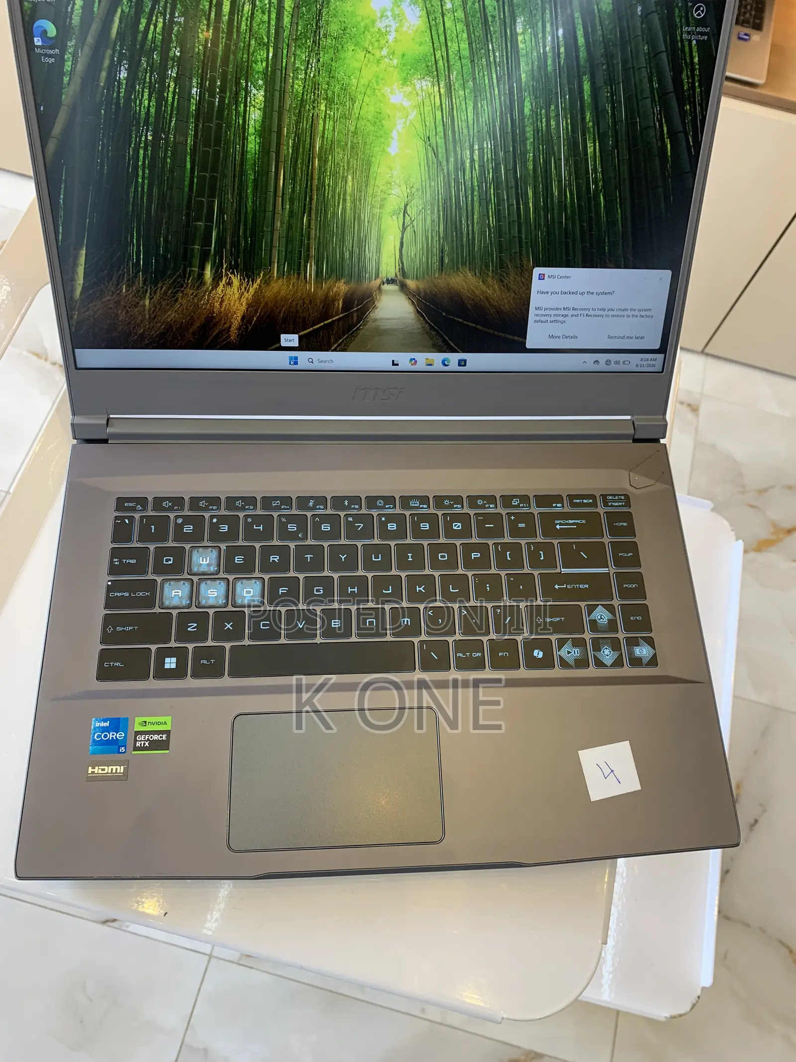 Laptop MSI 16GB Intel Core i5 SSD 512GB
