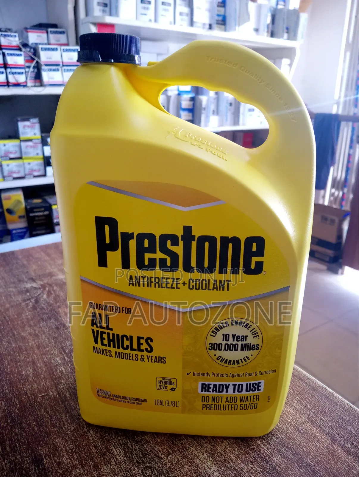 Premium Quality Prestone Antifreeze + Coolant for All Cars From USA