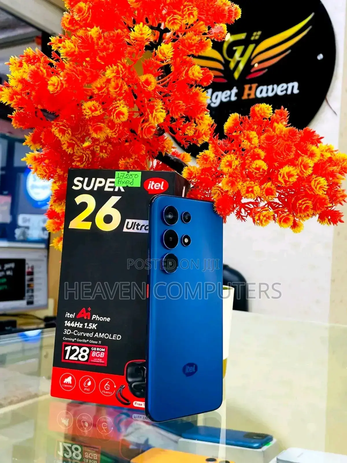 New Itel Super 26 Ultra 128 GB Black