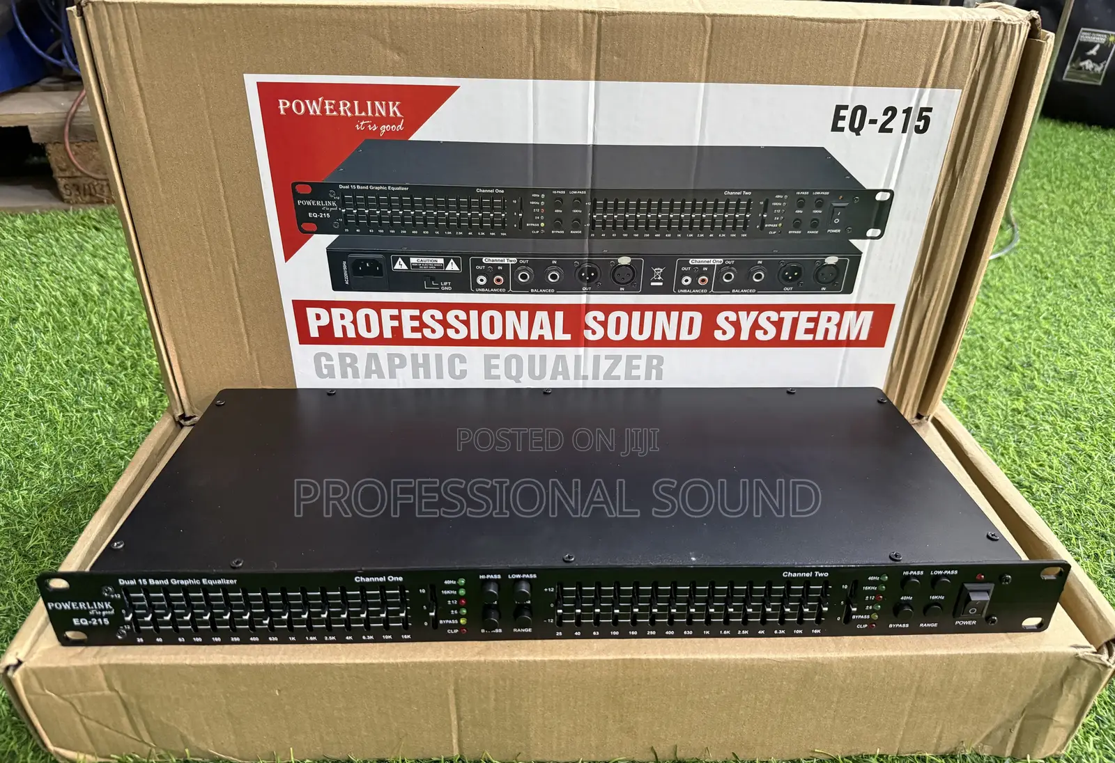 Powerlink EQ-215 Dual Channel 15-Band Graphic Equalizer.