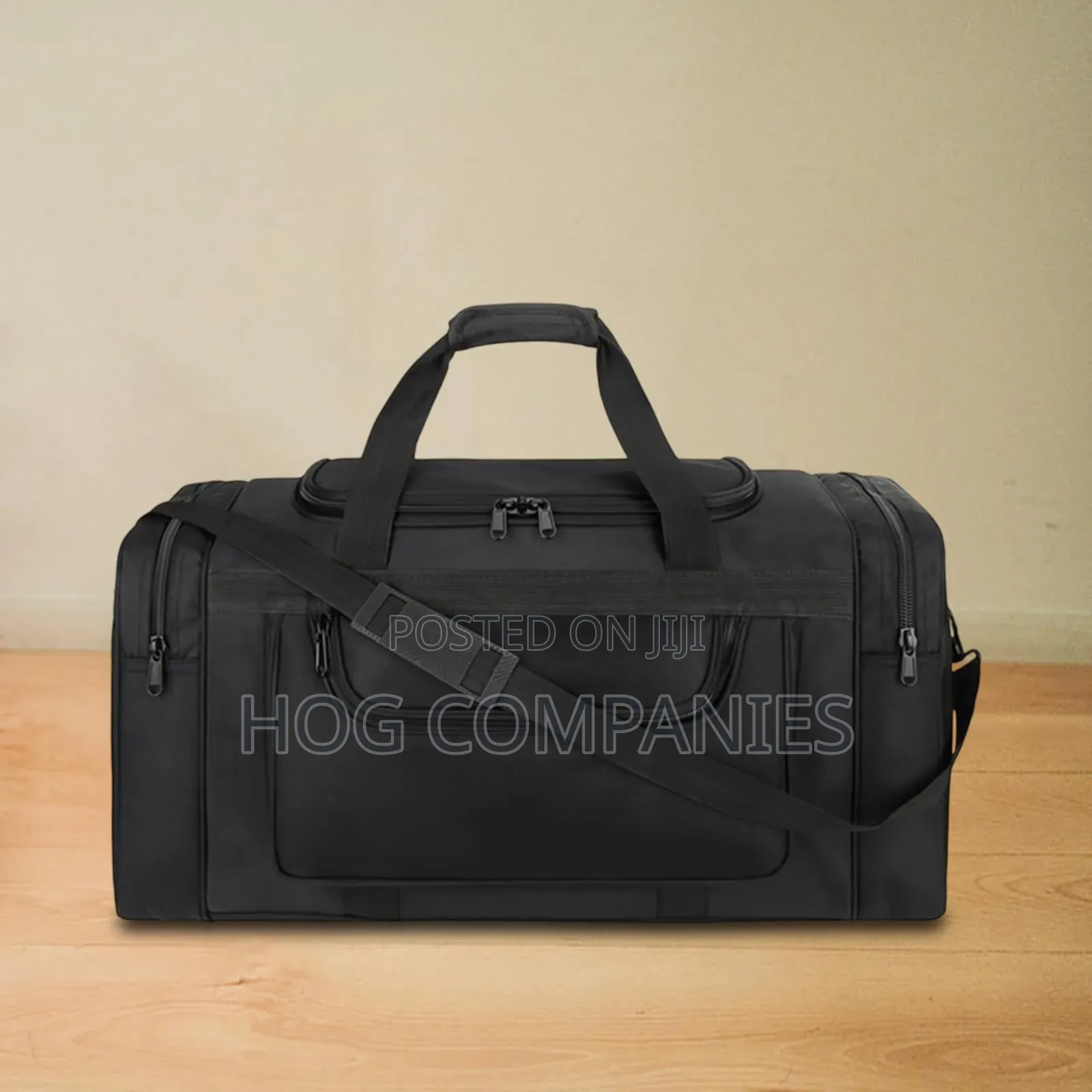 Black Large Capacity Travel Duffle Bag in Accra – Fast Delivery