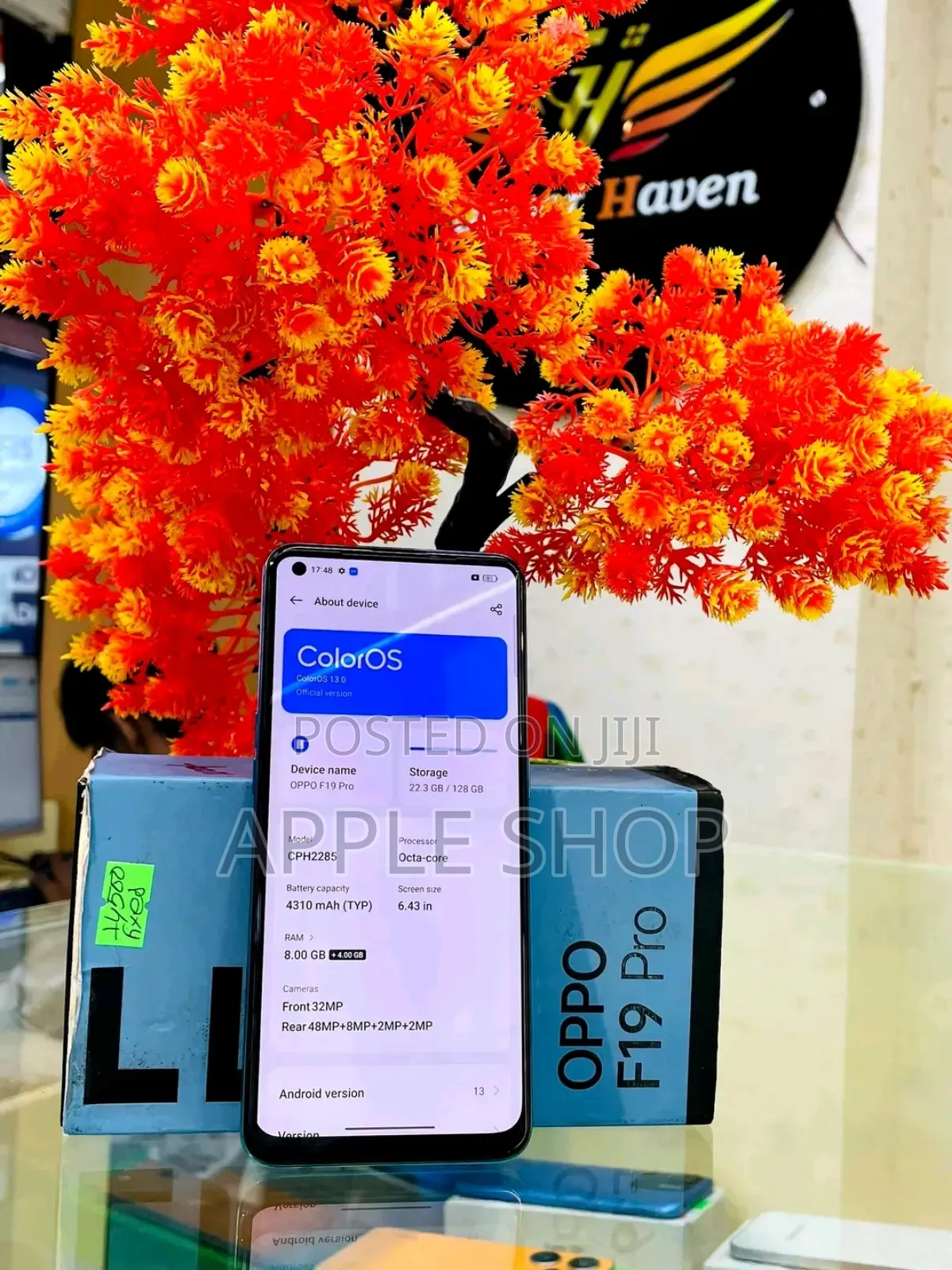 New Oppo F19 Pro 128 GB Gray