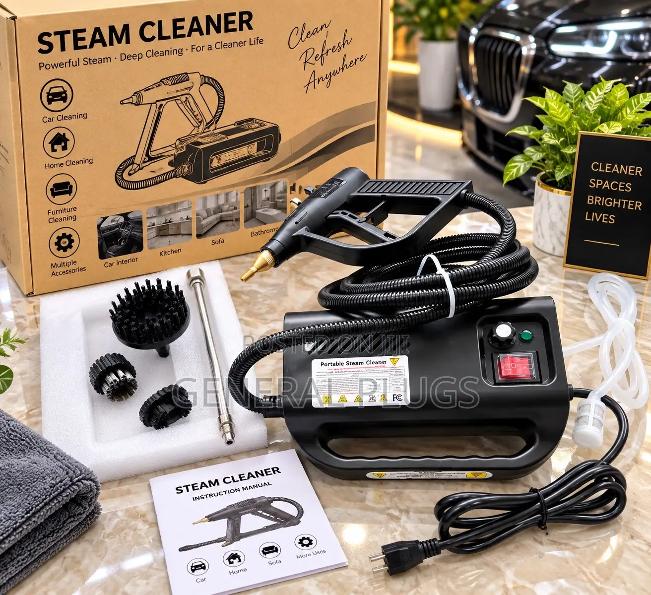 Original High Temperature Steam Cleaner for Cars ,AC,kitchen,bathrooms