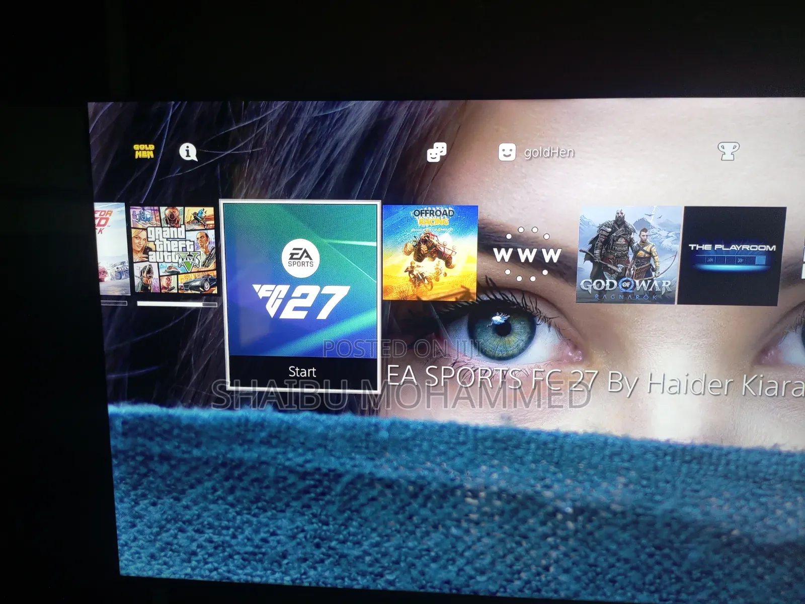 Ps4 Standard Jailbreak (Fc27 and 9 Games Installed)