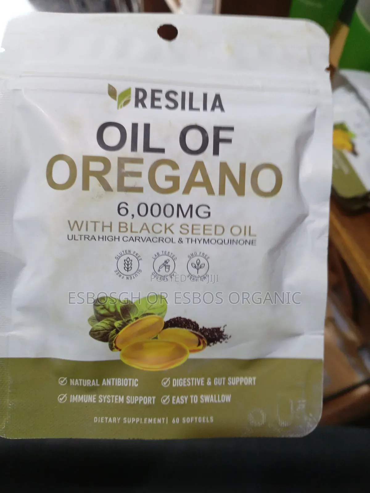 Oil of Oregano (60 Softgels)