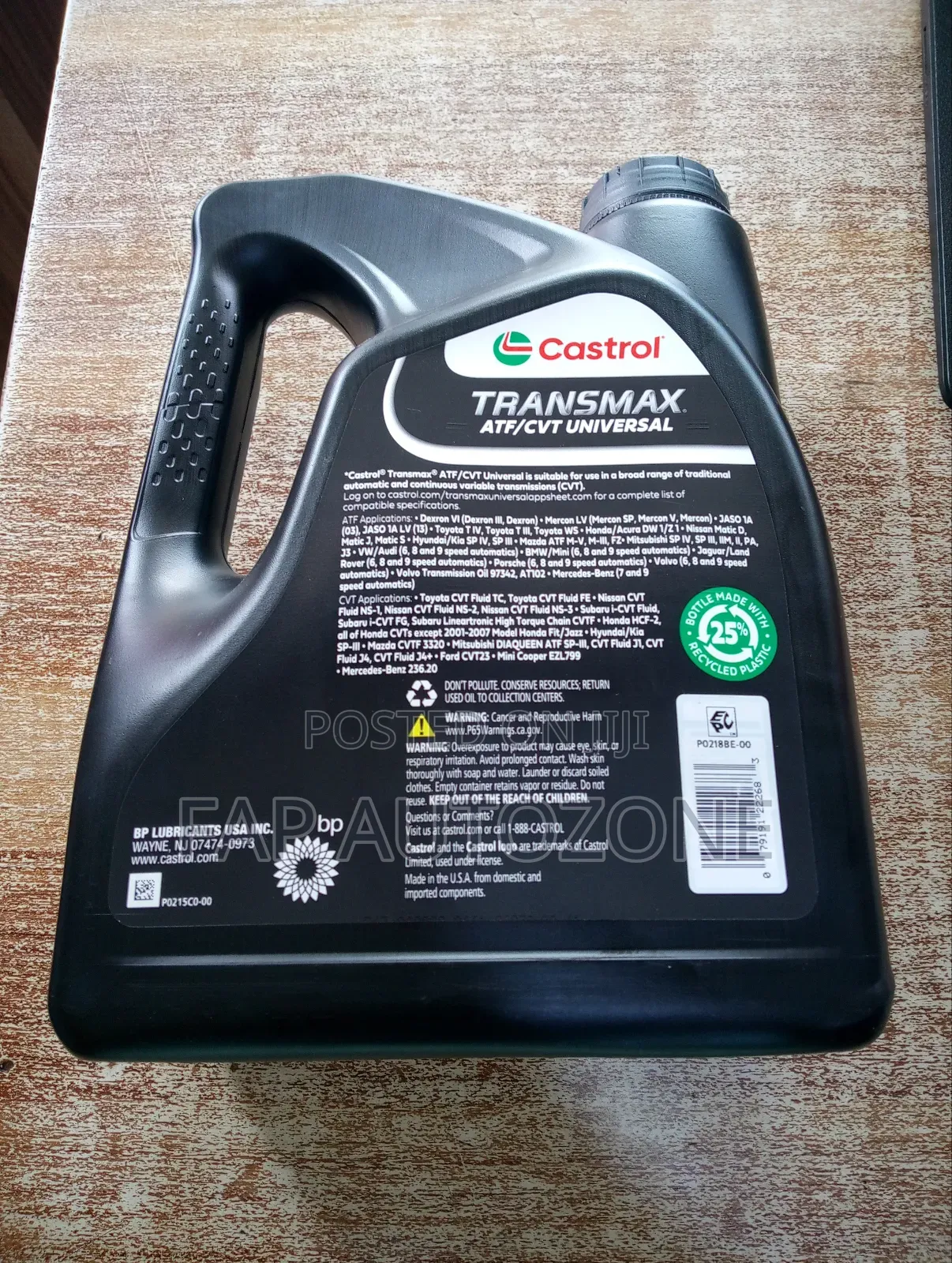 Premium Castrol Transmax ATF/CVT Universal Transmission Fluid From USA