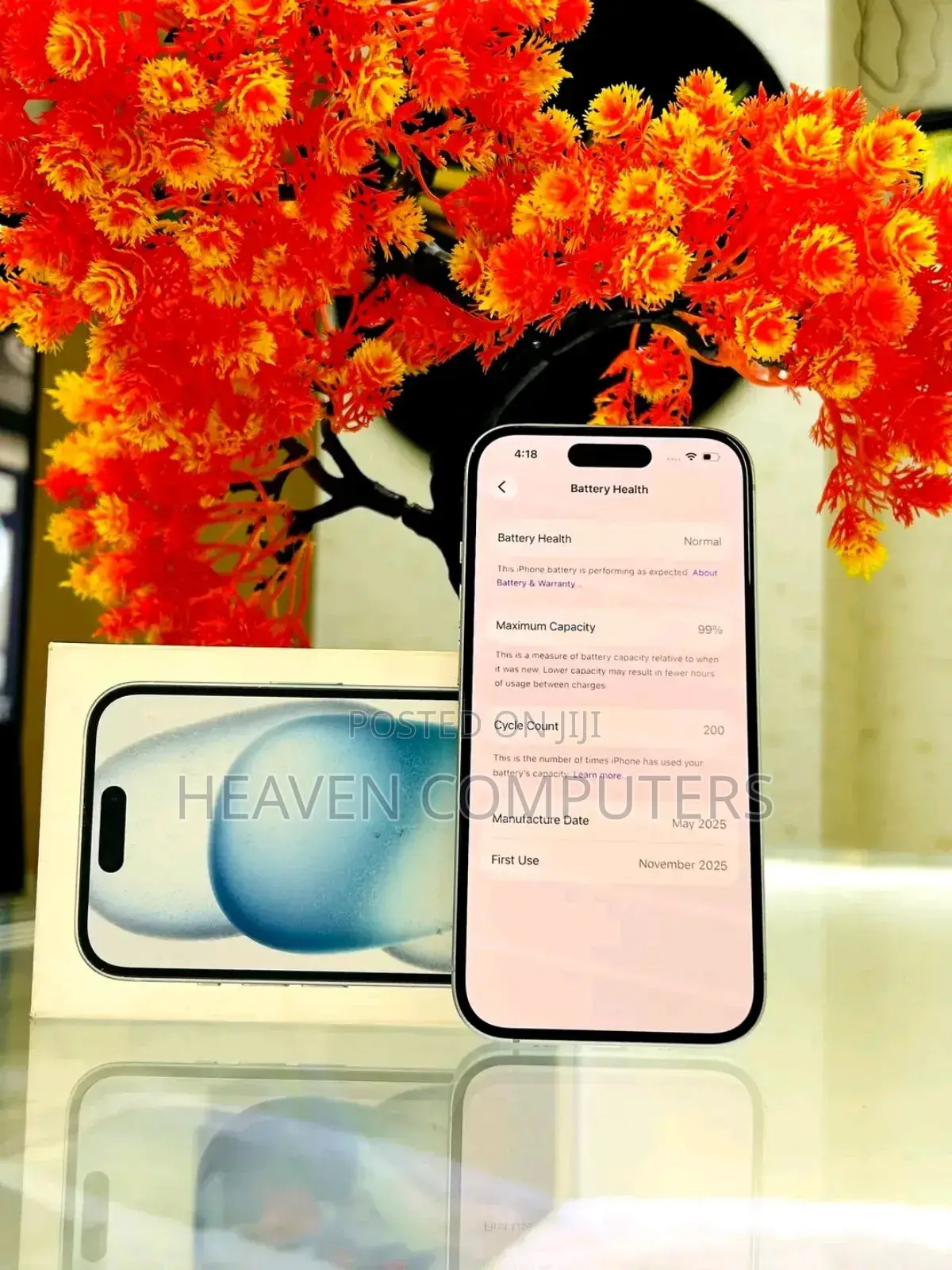 New Apple iPhone 15 128 GB Silver