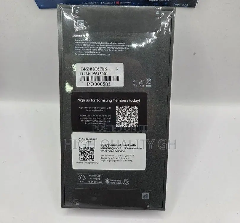 New Samsung Galaxy S26 Ultra 5G 1 TB Black