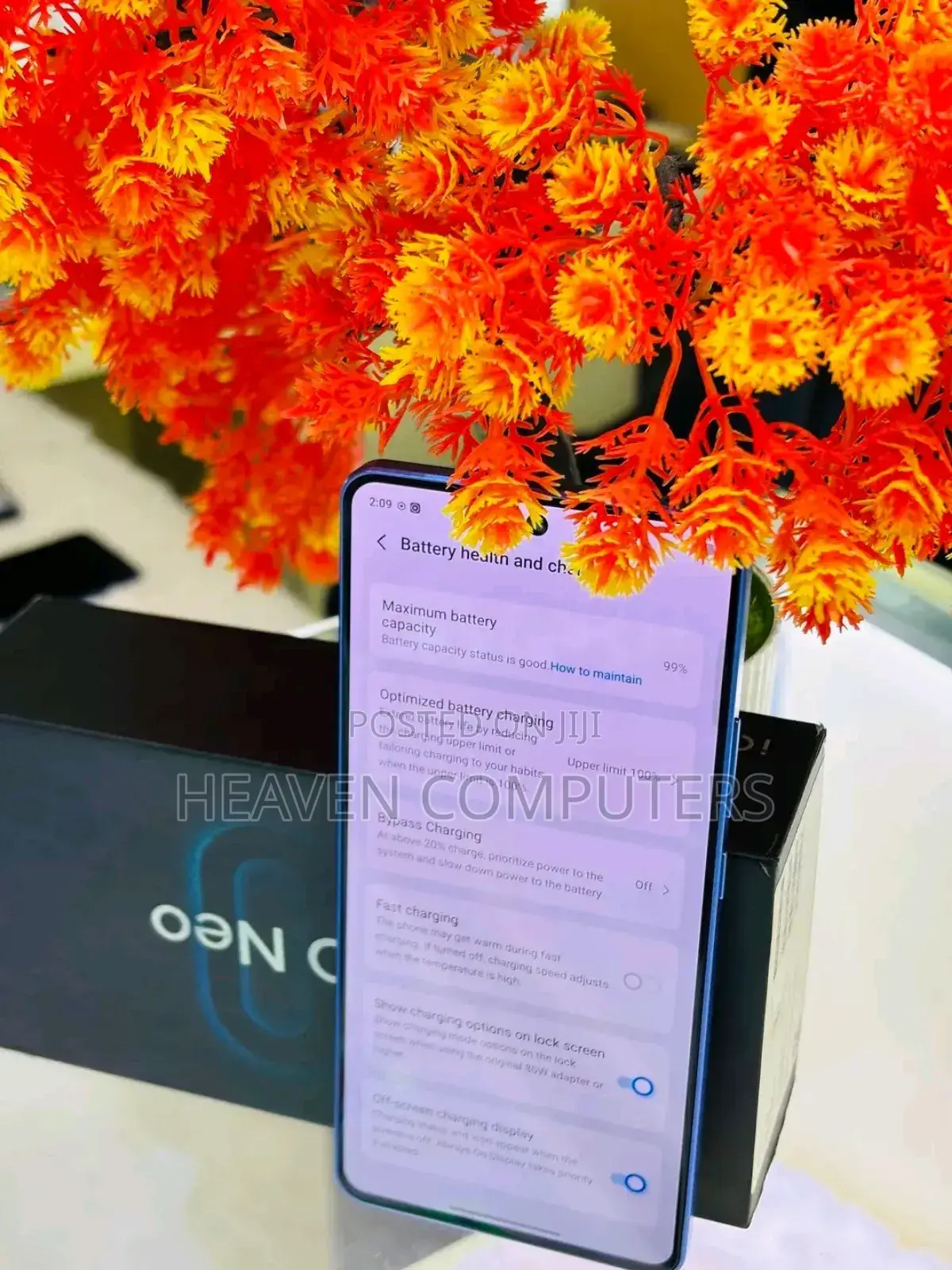 New Vivo iQOO Neo 10R 128 GB Blue