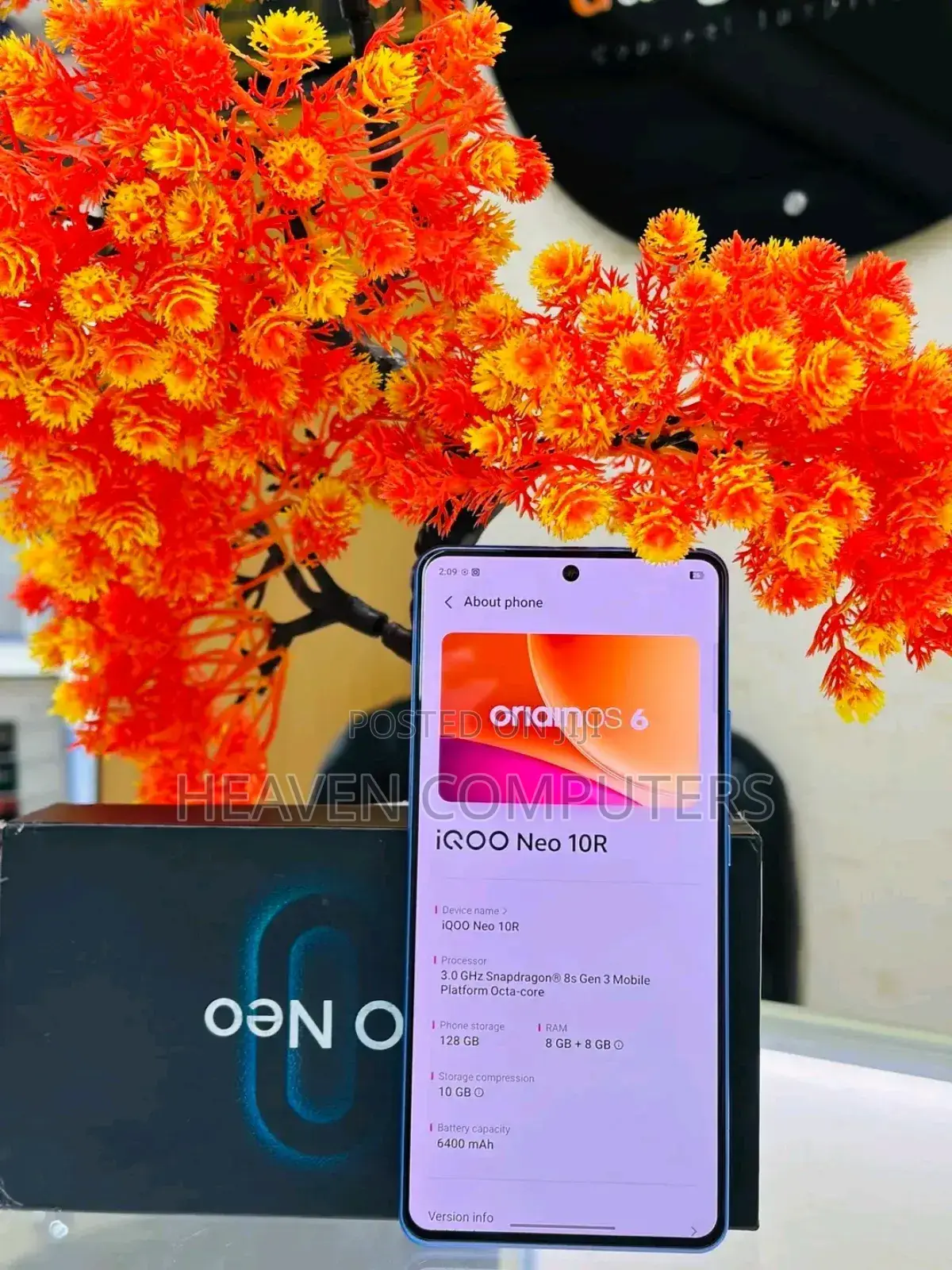 New Vivo iQOO Neo 10R 128 GB Blue