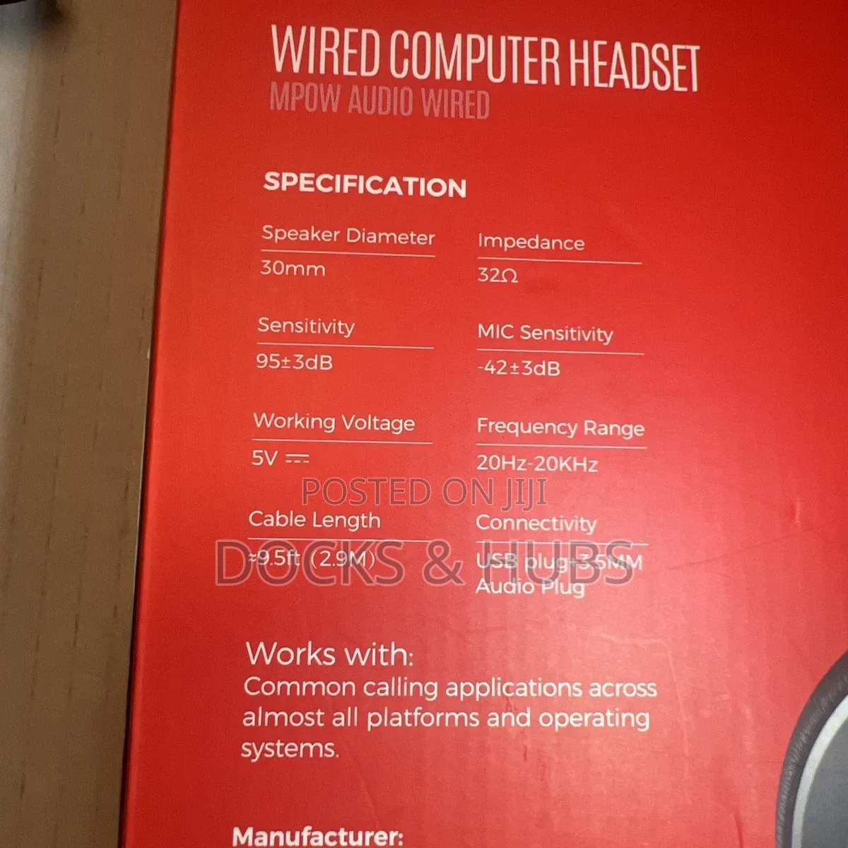 Mpow HC6 USB Headset (Unidirectional Noise-Reduction Microphone)
