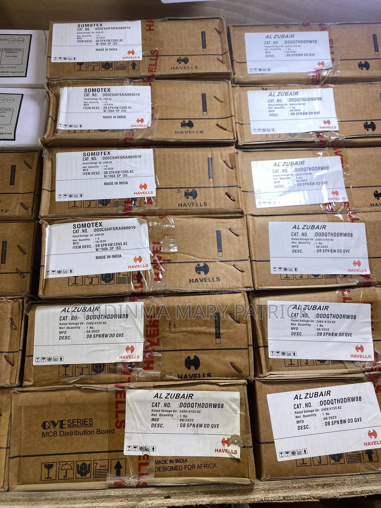 8Way SPN Distribution Board 100A