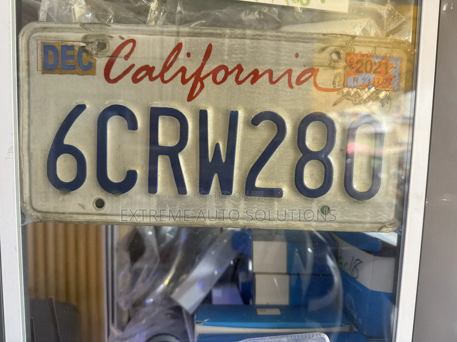 California State License Plate