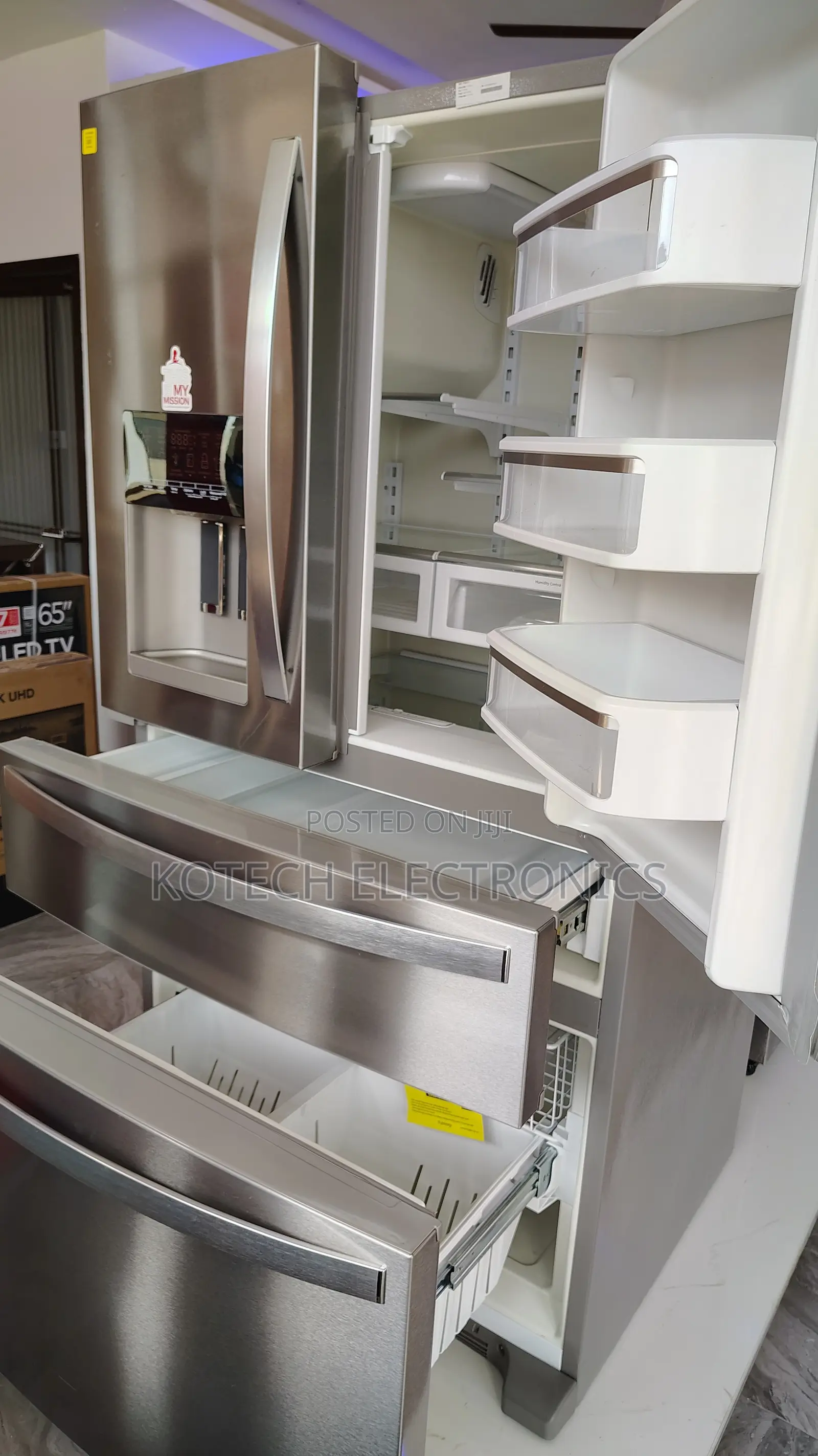 36-Inch Wide French Door Refrigerator - 25 Cu. Ft.