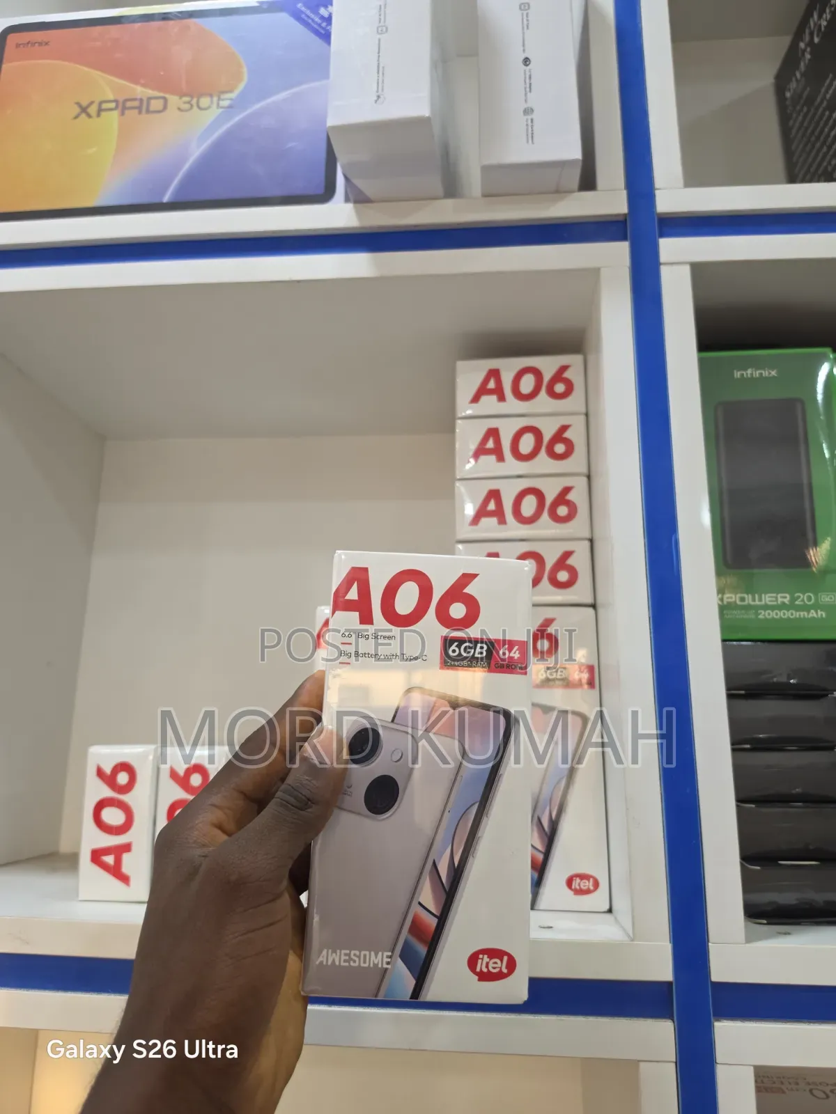 New Itel A06 32 GB Black