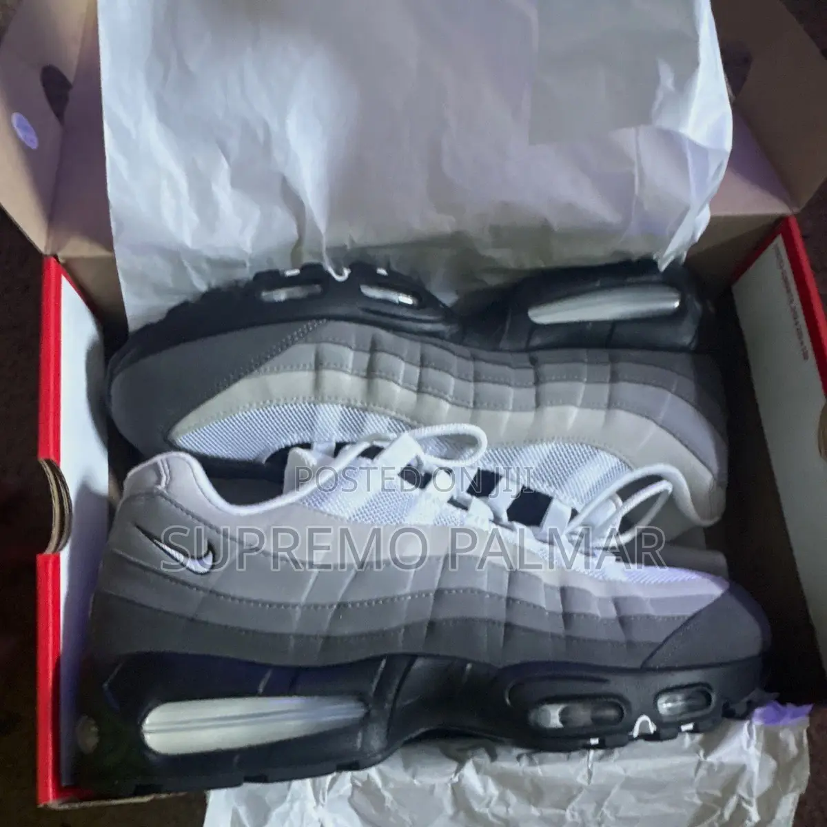 Nike Air Max 95 Big Bubble OG – Granite Black Layered Sneakers