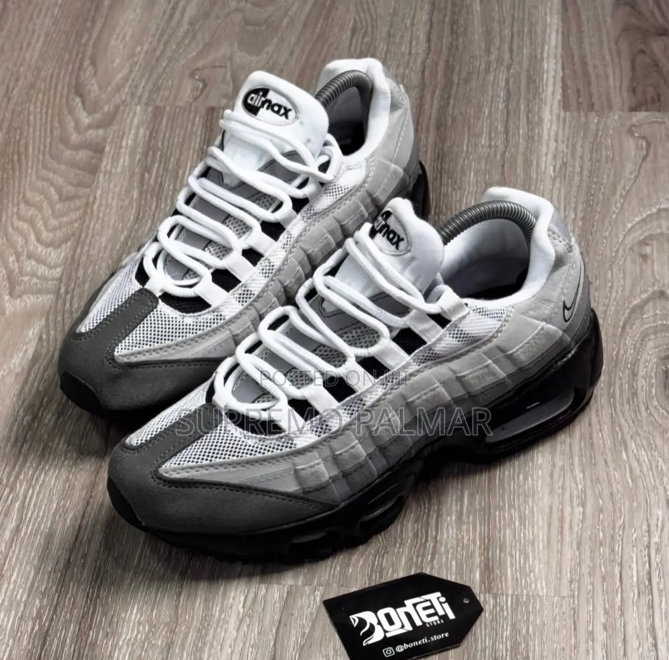 Nike Air Max 95 Big Bubble OG – Granite Black Layered Sneakers