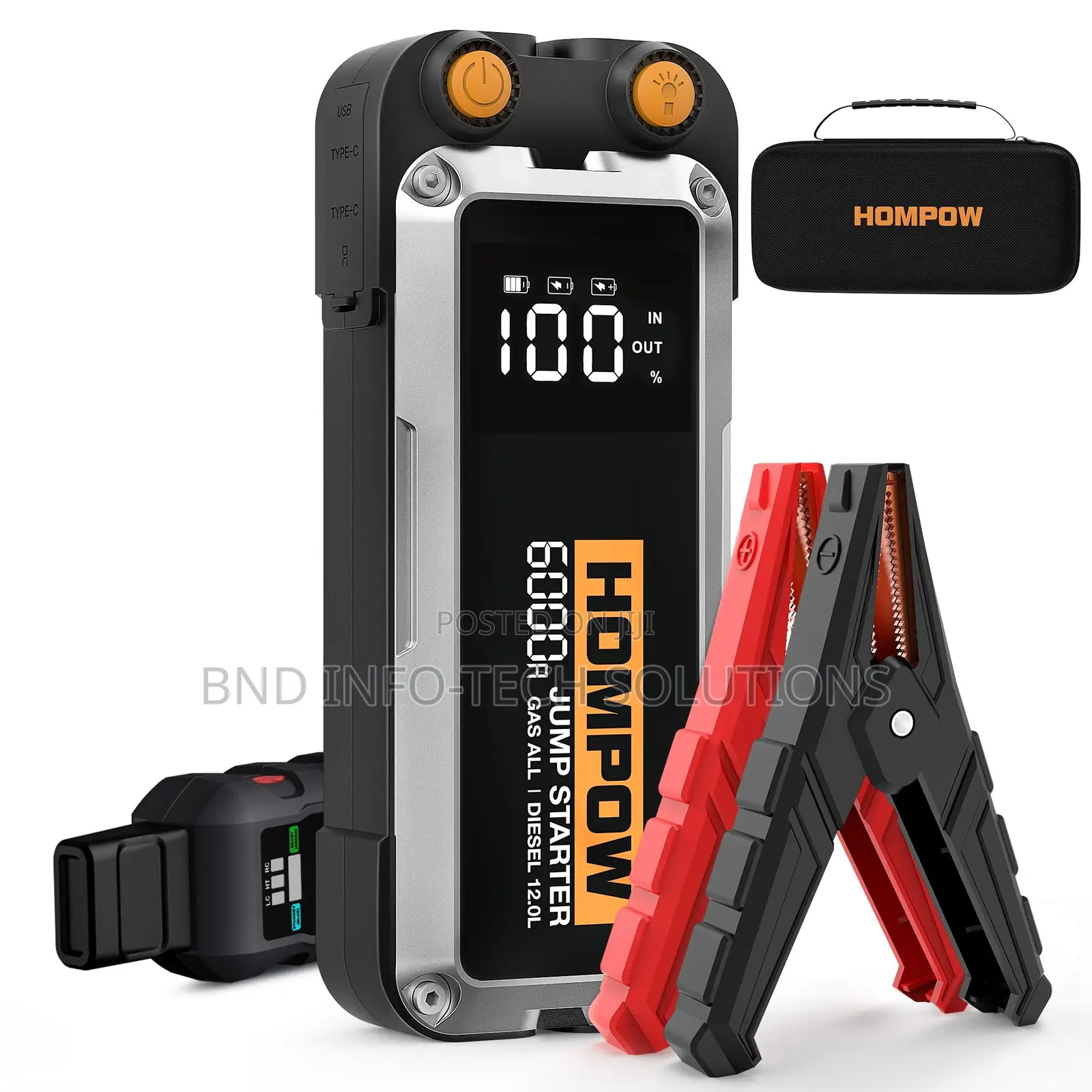 HOMPOW 6000A Car Jump Starter