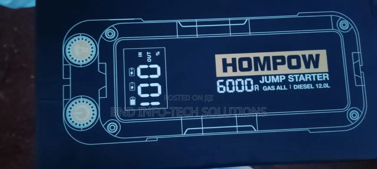 HOMPOW 6000A Car Jump Starter