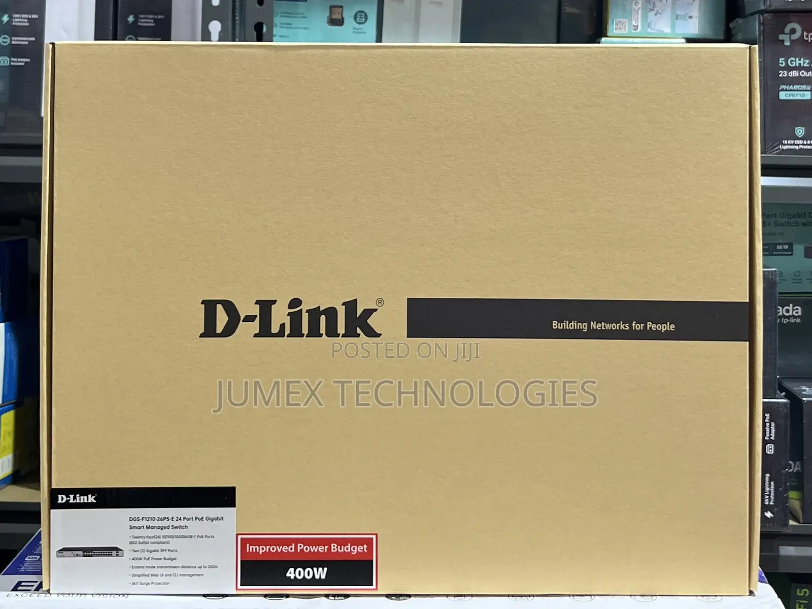 D-Link DGS-F1210-26PS-E 24 Port PoE Gigabit Smart Managed Switch 400W