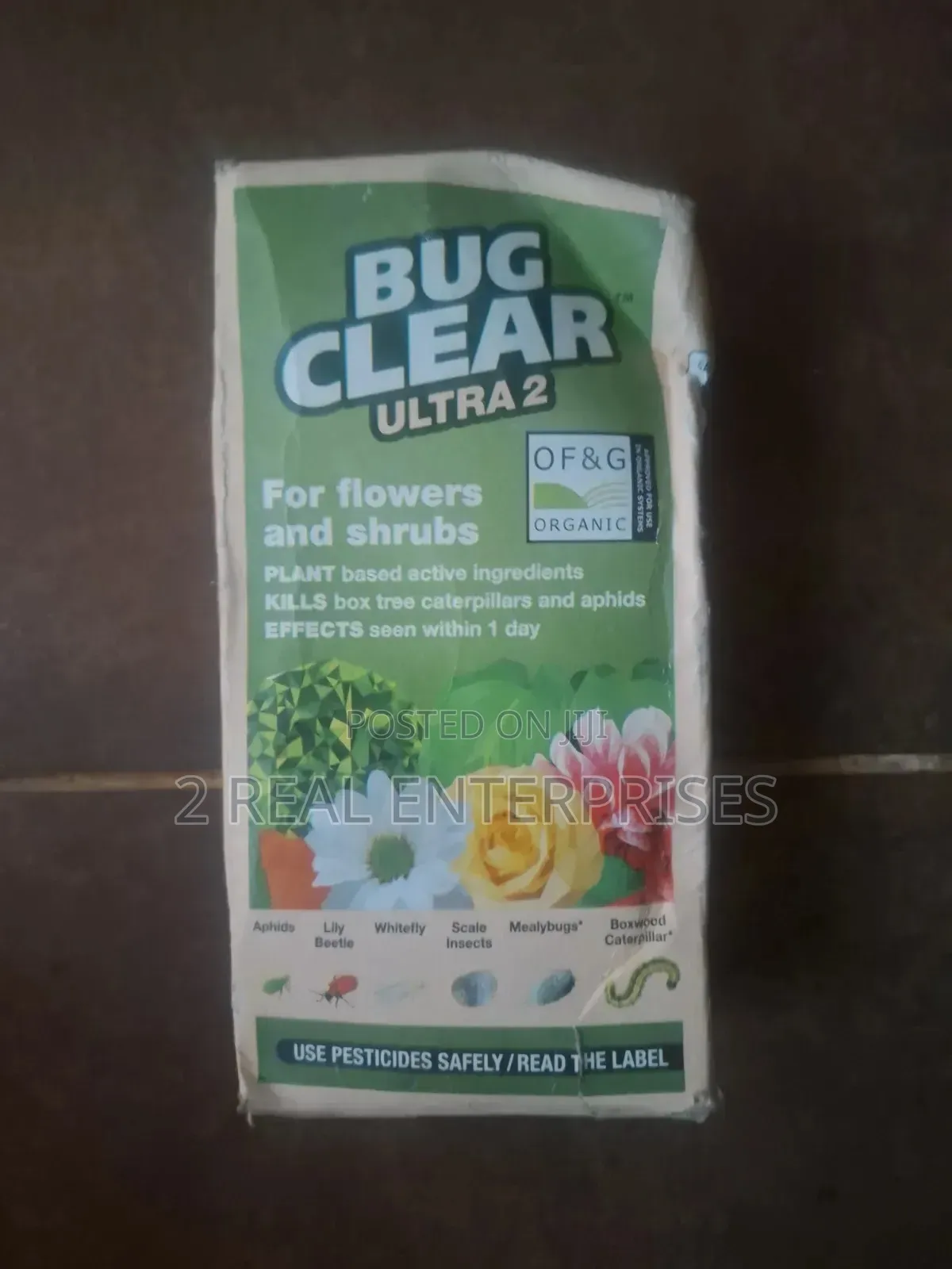 BugClear Ultra 2 Organic Plant Based Insecticide Spray Flowers Shrubs