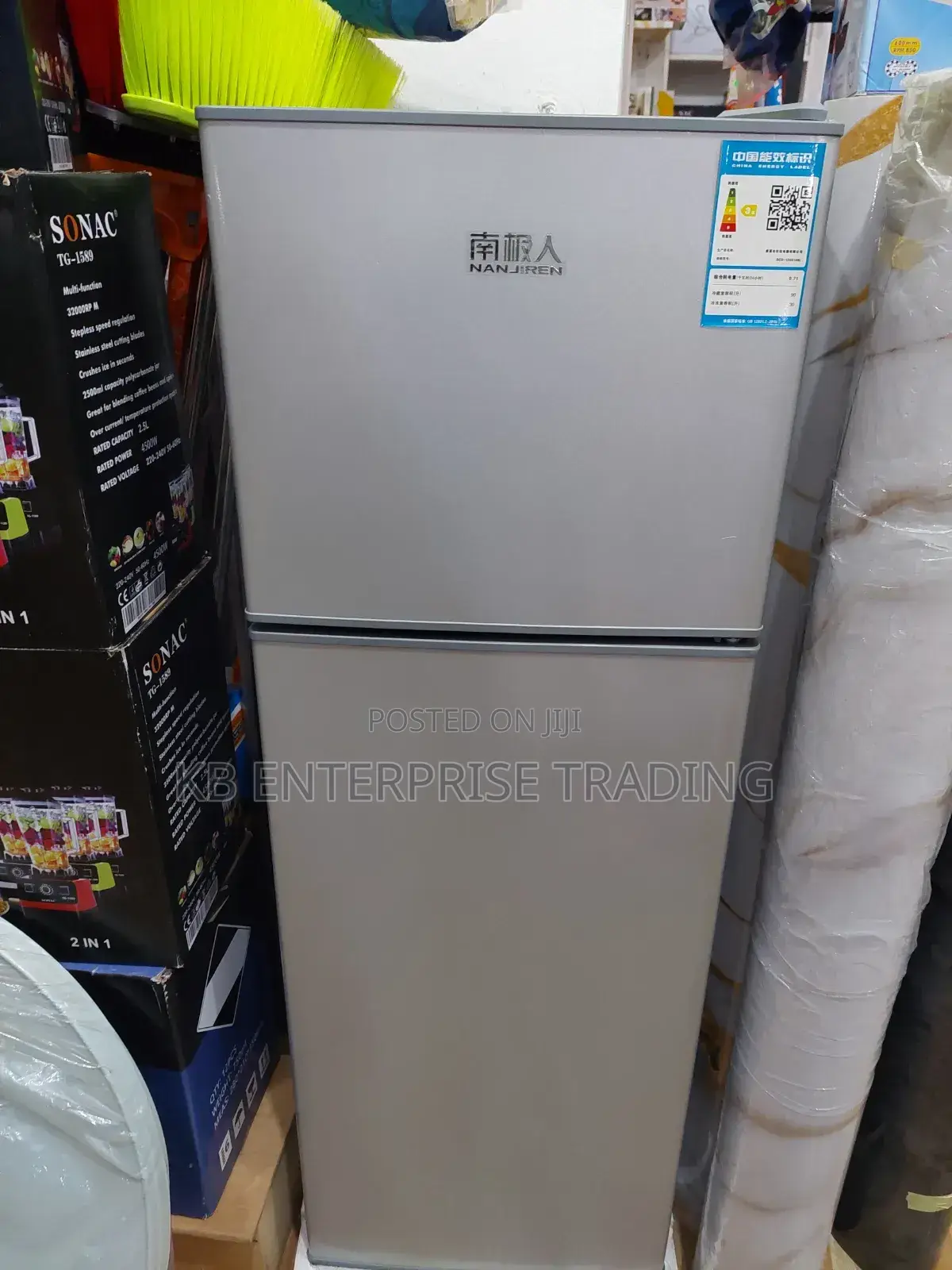Nanjiren Double Door Fridge 120L